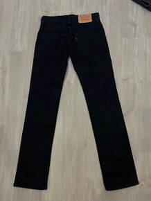 Levi’s čierne džínsy 511 - 2