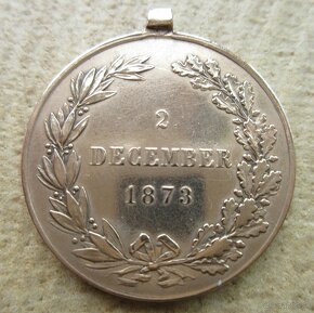stará medaila Franz Jozef rok 1873 - 2