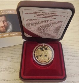 Zlata zberatelska minca 100€ Korunovacia Rudolfa 2022 - 2