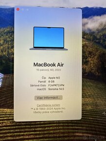 MacBook Air M2 15 palcov - 4 mesiace starý - 2