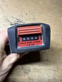 hilti batéria nefunkčná 14,4v 1,6 AH - 2