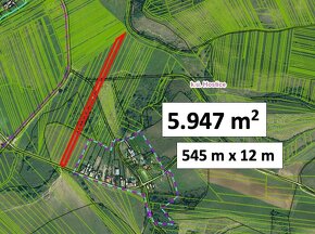 HOSTICE – 5.947 m2 VÝHODNÁ PÔDA v podiele 1/1 – Na predaj - 2