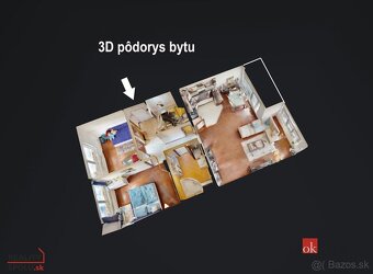 PRÉMIOVÁ PONUKA Jedinečný 3izbový byt na predaj Banská Byst - 2