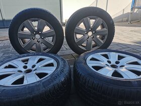 Predam 16" ALU 5x112 AUDI, + zimne pneu 225/55 r16 - 2