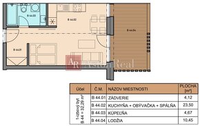 1-izb. REKREAČNÝ APARTMÁN VYSOKÉ TATRY TATRANSKÁ ŠTRBA 45,33 - 2