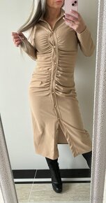 Dámske Maxi šaty Helen beige - 2