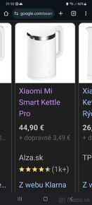 Kanvica rýchlovarná XIAOMI Mi smart Kettle Pro

 - 2