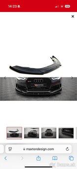 Predný splitter Audi A6 C7 (RS6 Look) - 2