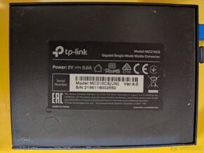 Prevodnik TP-Link MC210CS Gigabit SingleMode Media Converter - 2