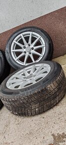 ALU Audi 5x112 a zimné Barum Polaris 5 205/55 R16 - 2