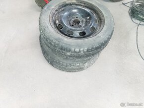 Predám 2x zimné pneu 195/55r15 na diskoch 5x100 - 2