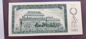 Bankovky ČSR 5000 Korun Smetana Neperforovaná UNC- - 2