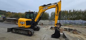 Minibagr JCB 85Z-1, rok výroby 2019, 3796 mth, nové pásy - 2