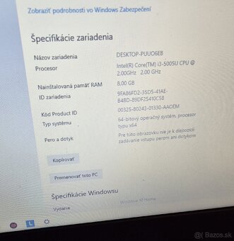 Lenovo IdeaPad 100-15IBD 15,6" / Intel i3 2GHz 8gb 256gb - 2