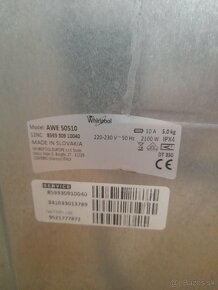 Automatická práčka Whirlpool z hora plnená 40cm - 2