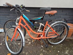 Dámsky retro oranžový bicykel Paris City - 2