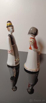 Ľudové porcelánové sošky od Holloháza v top stave - 2