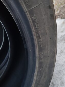 Pneumatiky M+S Bridgestone 215/60 R17 - 2