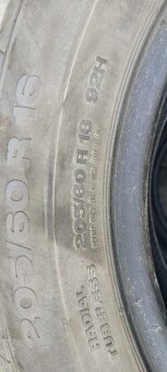 Predám 4 letné pneumatiky 205/60 R16 92H Continental - 2