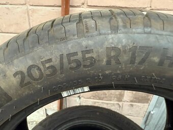 Letne pneumatiky CONTINENTAL 205/55 R17 - 2