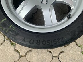 Letný set 225/50 R17 Continental + 5x112 Audi - 2