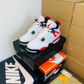 Air Jordan 4 Retro Red Cement, basketball, boty, tenisky - 2