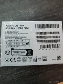 Xiaomi 13 Lite 8/256 Black - 2