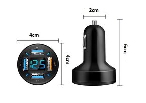 Predám rýchlonabíjačku do autozapaľovača 66W+3,1A/5V - 2