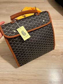 Goyard batoh Saint Léger - čieno&hnedý (GO1) - 2