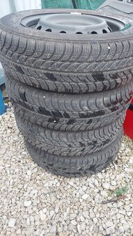 Predám disky 4x100 R14 165/70R14 Zimné - 2