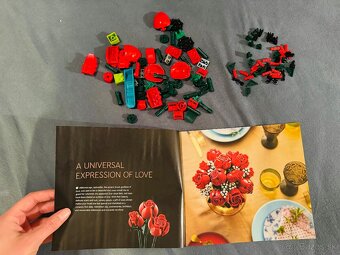 Lego Kytica ruží - Bouquet of Roses, Lego Botanical, Ruže - 2