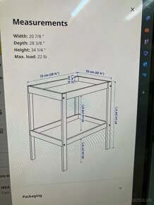 Prebalovaci pult IKEA - 2