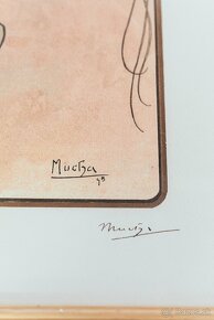 Alfons Mucha - Maľovanie umenia 3 - Originálna grafika - 2