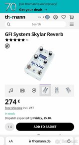 Stereo reverb skylar gfi system - 2