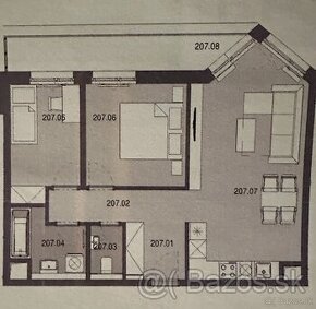 3-izbový byt v projekte Byty Popradská - 2