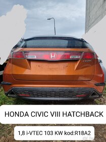 Honda Civic VIII-UFO 1,8i-vtec 103 KW - 2