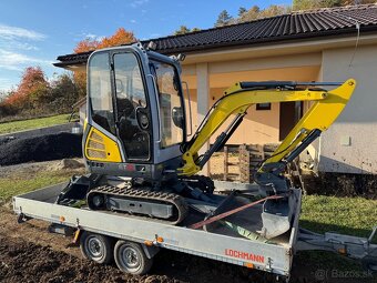 Zemné a výkopové práce, Minibager WACKER NEUSON ET18 VDS - 2