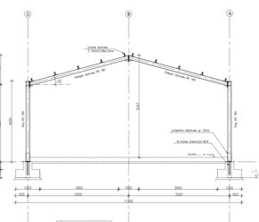 Oceľová Konštrukcia Haly 10x20x4 m Garáž - 2