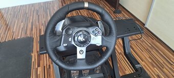 Logitech G920 + riadiaca páka + stojan na volant - 2