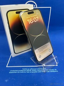 Apple iPhone 14 PRO 128GB Gold-Batéria 100% - 2