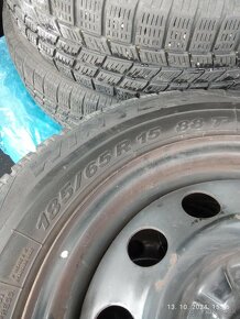 Plechove disky 185/65R15 88 4x114.3 pôvodom z nissan almera - 2