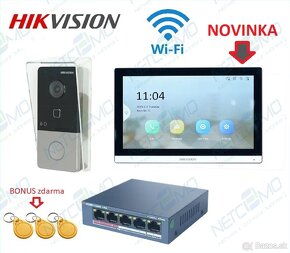 Videovrátnik HIKVISION DS-KIS603-P s novým typom monitora - 2