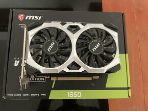 MSI NVIDIA GTX 1650 Ventus XS - Oc edition - 2