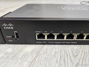 Cisco switch SG250-10P 10-port Gigabit PoE - 2