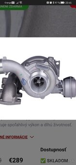 Turbo Alfa Romeo 1,9jtd 88kw - 2