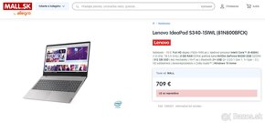 IdeaPad S340, i5-8250U, MX250, až 20GB a 3TB, zľava -65% - 2