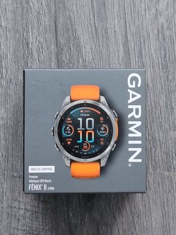 Garmin Fenix 8 Amoled Sapphire Titanium Orange - 47mm - 2