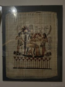 Nastenne dekoracie - mapa, papyrusy - 2