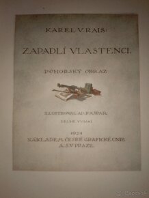 Karel Václav Rais - Zapadlí vlastenci (1924) - druhé vydanie - 2