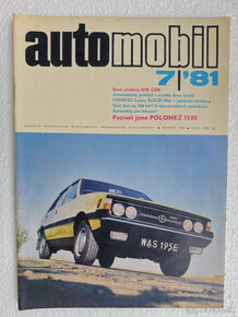 Automobil 1981 - 2